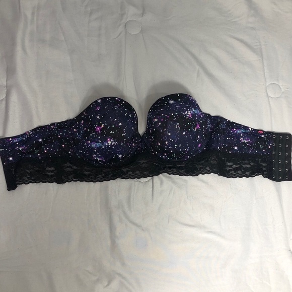 PINK Victoria’s secret 34D galaxy strapless bra - Picture 2 of 15
